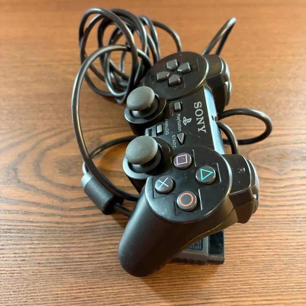 Sony DualShock 2 Controller PS2 Black‎ Good Wired Analog Gamepad SCPH-10010